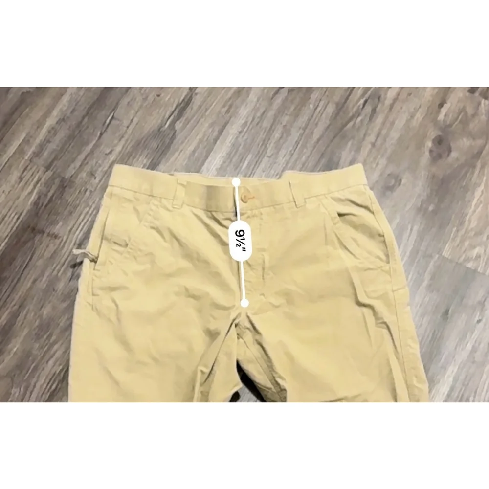 L.L.Bean Men’s Standard Fit Tan Chino 100% Cotton Pants Flat Front Size 38x29 - Picture 4 of 8